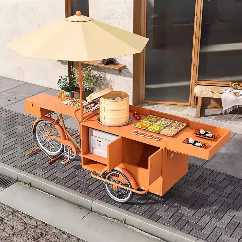 Stall car upside down donkey three-wheeled dining car mobile food stall car food street multi-functional sales truck