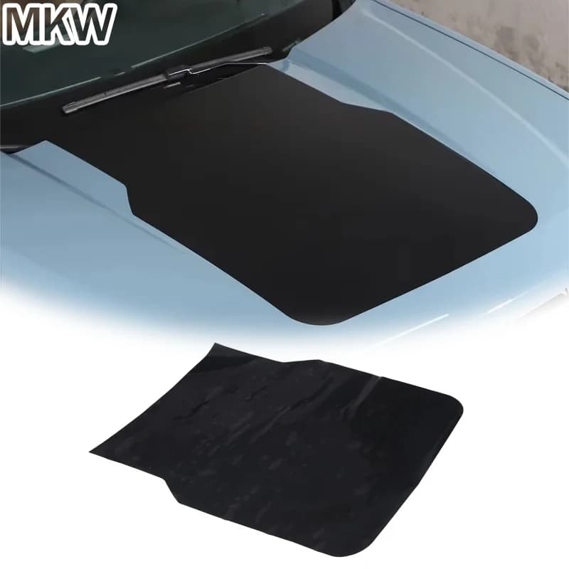 For Ford Maverick 2022-2025 PVC Black Vinyl Car Bumper Hood Decal Engine Cover Pull Flower Film Sticker Car Exterior Accessories