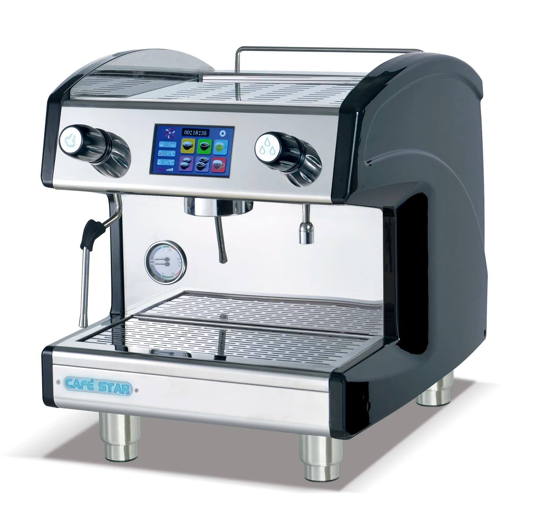 *Commercial Stainless Steel New High Productivity Multifunctional Steam Coffee Machine