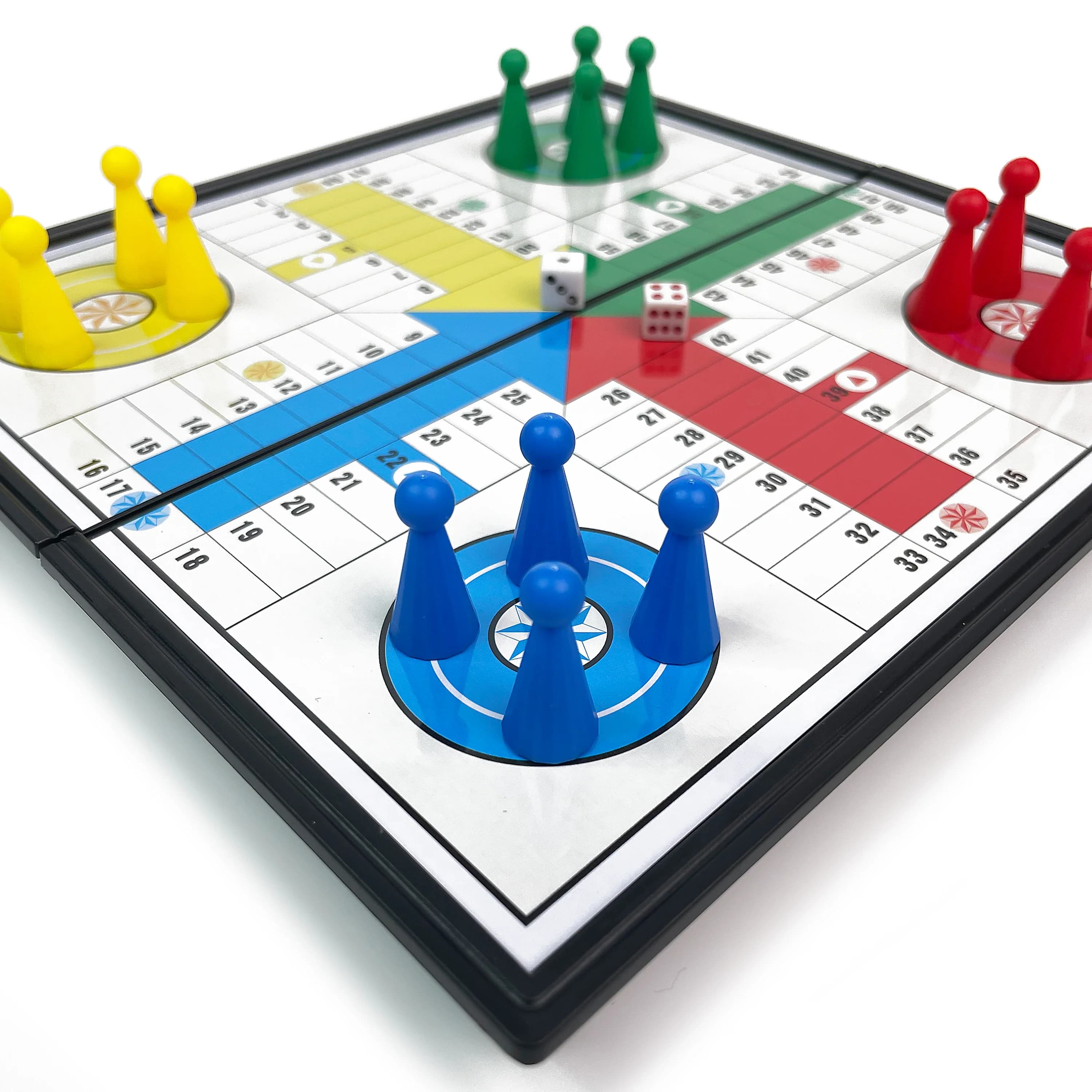 Folding Magnetic Dice Chessboard Desktop Strategy Game Ornament
