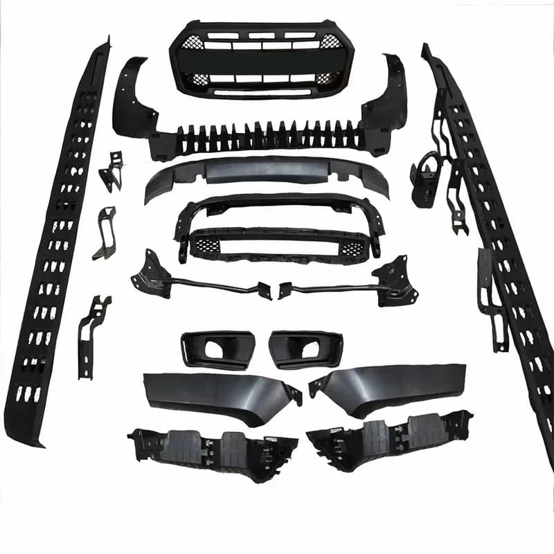 High Quality 4x4 Pickup Body Kit Front Bumper Grille Wheel Fender Flares Exterior Mod Upgrade Parts