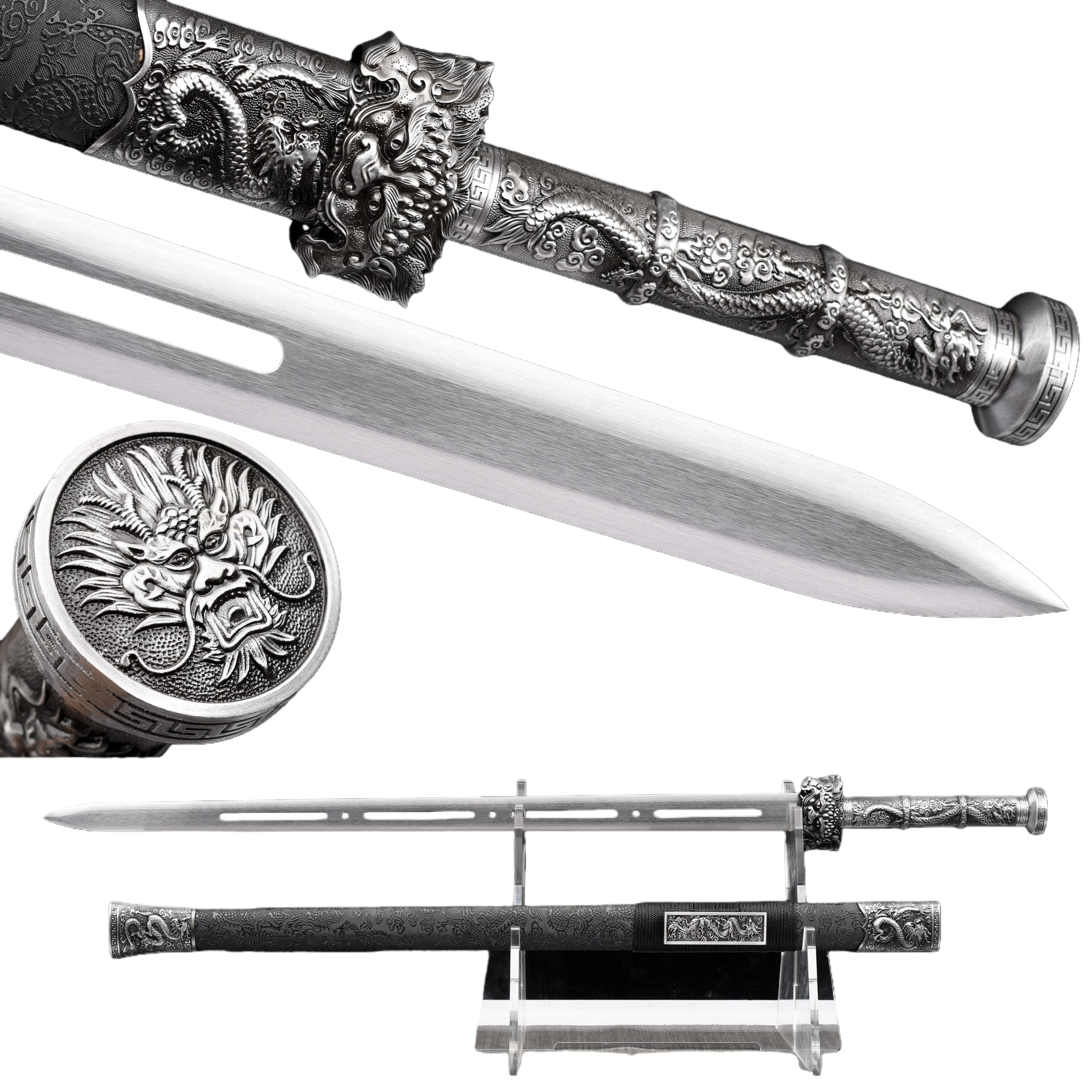 Chinese Kowloon katana Emperor Samurai Sword Medieval Battle Preparation,sharp blade,gift for the Knights Templar Cosplay,arts