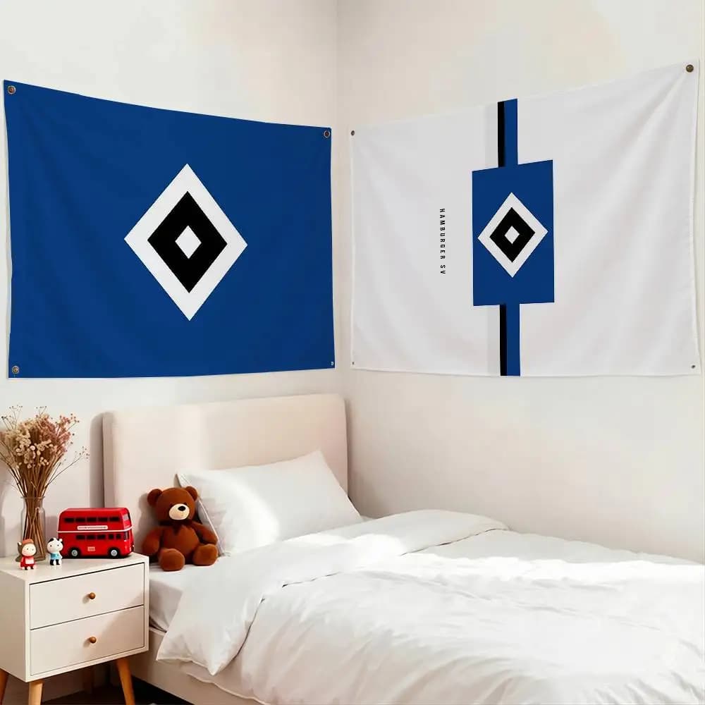 I-Hamburger-R SV Cool Flags for Bedrooms Home Decor Items Outdoor Decors Garage Decoration Flaga