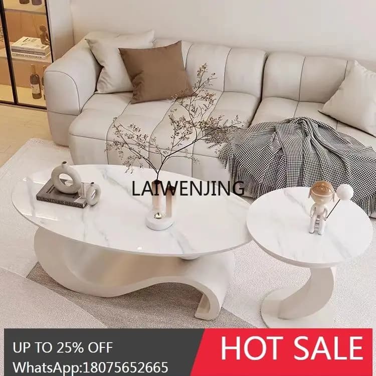 SGF rock slab coffee table living room home simple modern coffee table combination