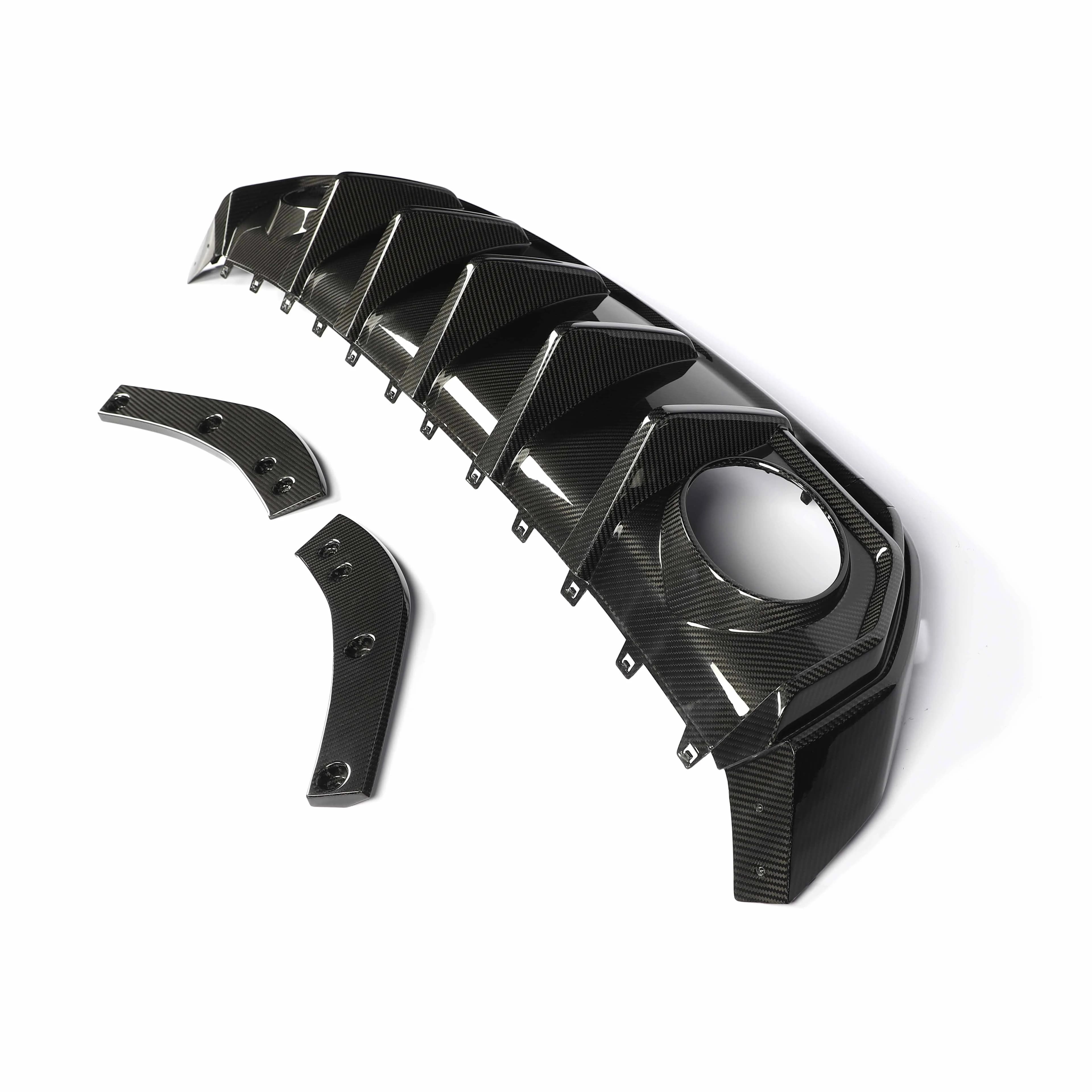 New Carbon Fiber Bolt-On Rear Bumper Diffuser for 2025-2026  RS3 Sedan/Sportback-Retrofit/Upgrade with Protection