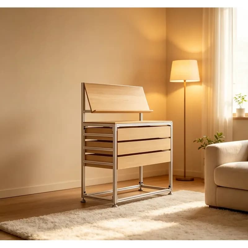 Modern Aluminum Eco-Friendly Waterproof Durable Display Storage Cabinet for Shopping Mall Supermarket Shelf Home Use