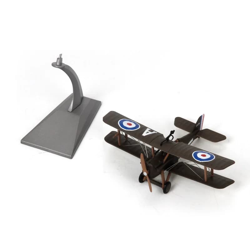 1/72 Scale Model British Turbine Se5a Biplane Propeller Fighter Made Of Alloy, As A Decorative Aircraft