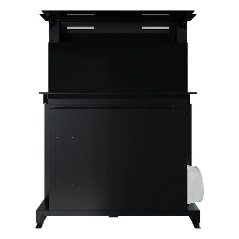 Lifting range hood Shimadai Island cabinet large suction embedded hidden range hood