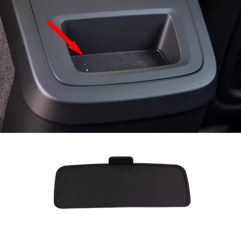 For Volvo XC60 XC90 V60 V90 S60L S90L Rear Armrest Storage Tray Water Cup Rubber Bottom Pad Anti Slip Trim Mat 31389183