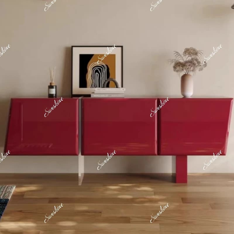 Simple modern living room, dining side cabinet, advanced entrance entrance cabinet, paint baking TV cabinet