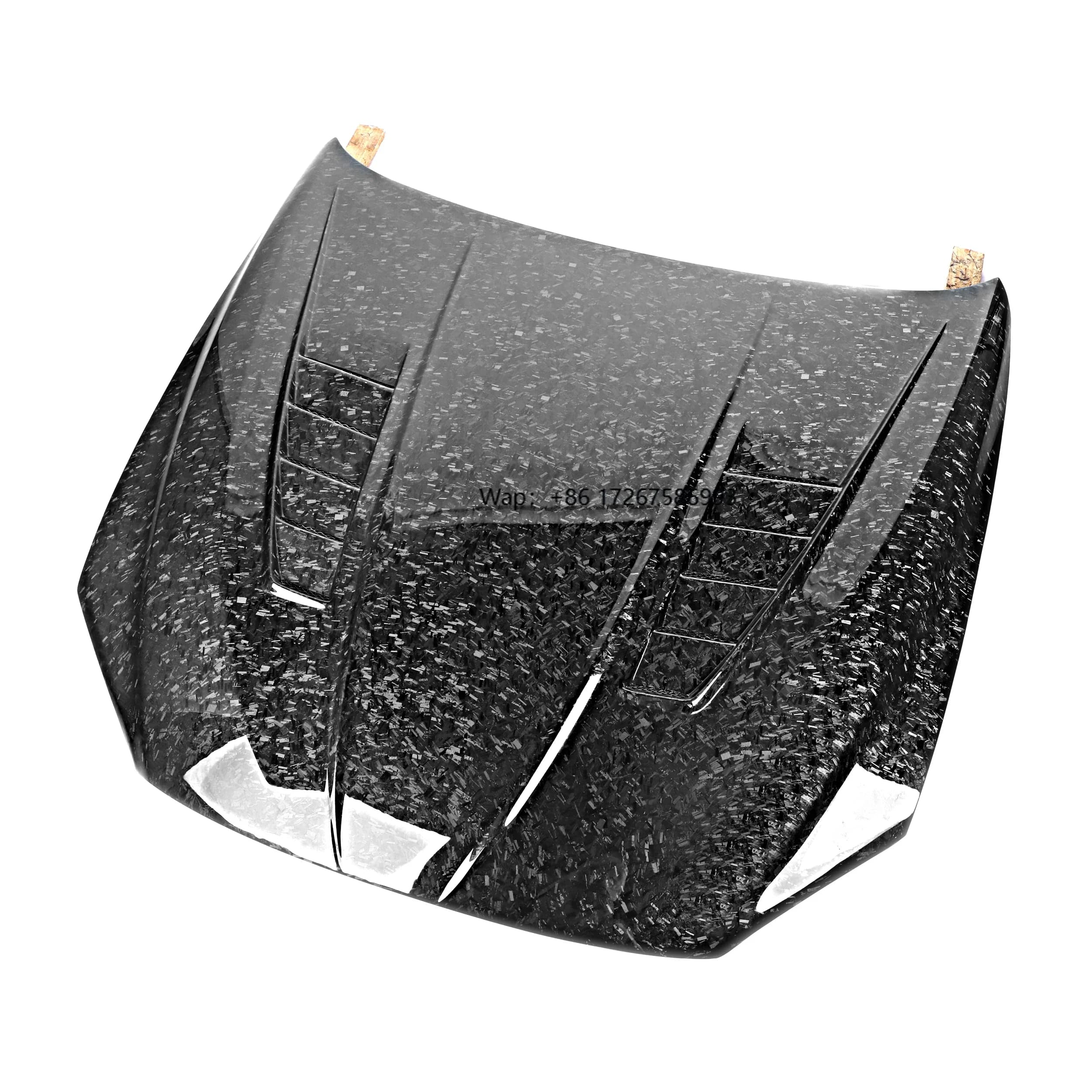 Forged Carbon Fiber P Style Front Bonnet Hood for  6 Series F06 F12 F13 M6 2012-2017 Car Front Lever Cover F06 Front Hood
