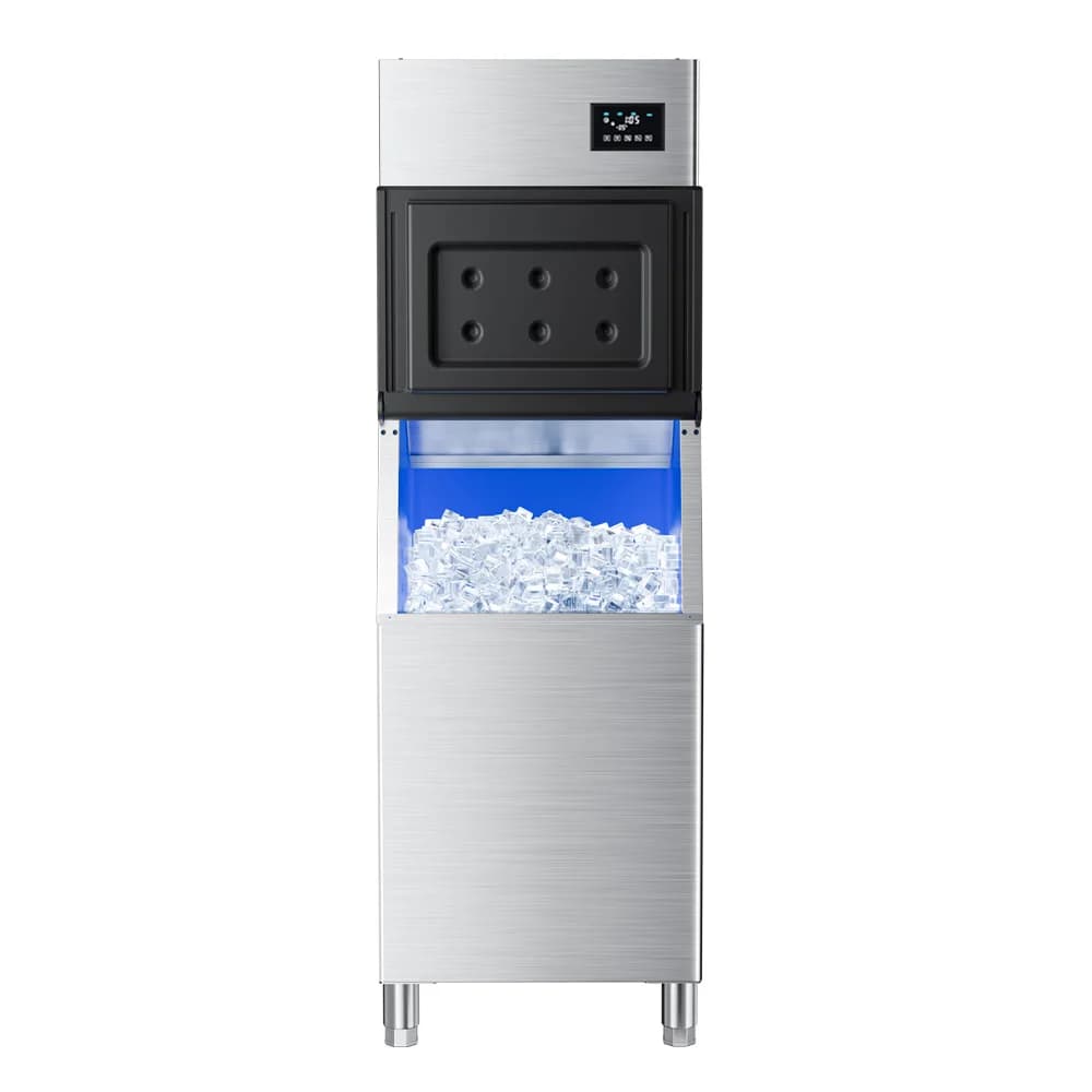 #% Wholesale Electric Food Grade Stainless Steel Ice Maker Machine For Commercial Use In Coffee Shops Buffets Hotels & Househol