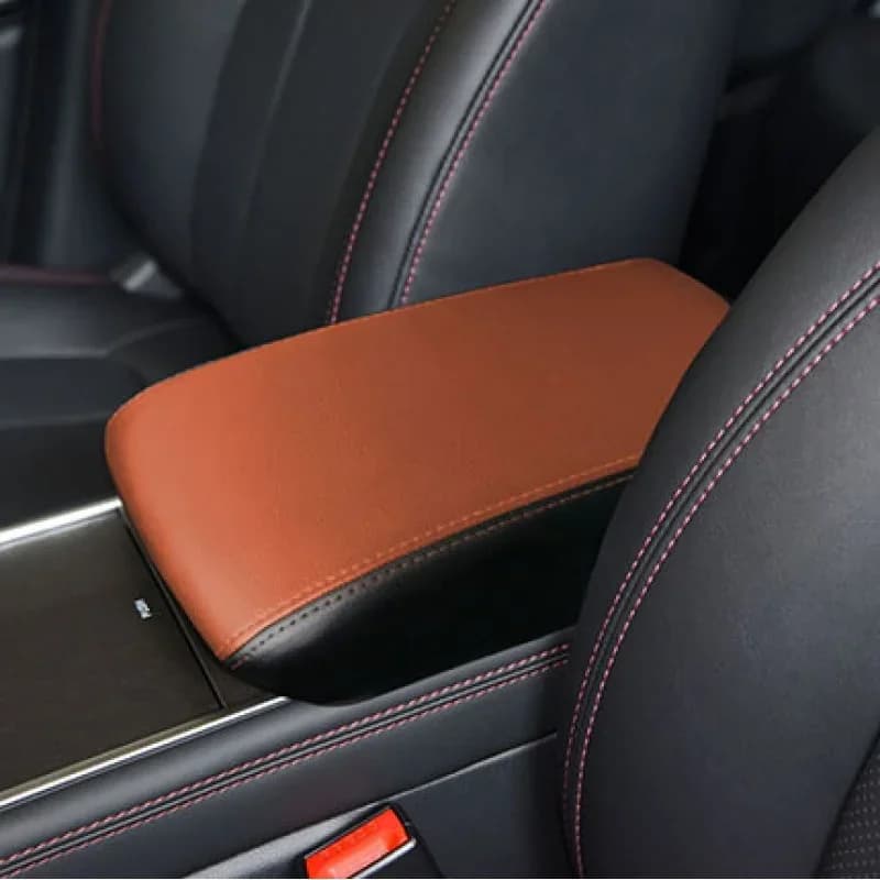 Car Armrest Box Center Console Lid Armrest Cover Car Accessories PU Leather Cover for Changan CS75 2018-2024