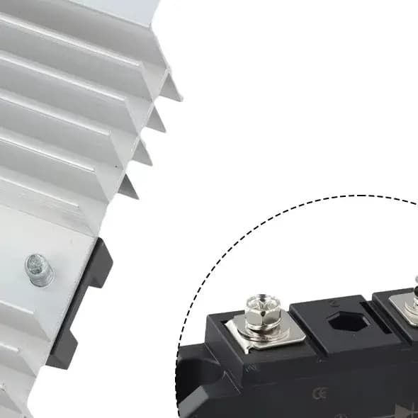 For MD100A1600V 100A 1600V Solar Diode With Heat Sink For PV Panel Auto Power Supply Motor Soft Starter Industrial Use