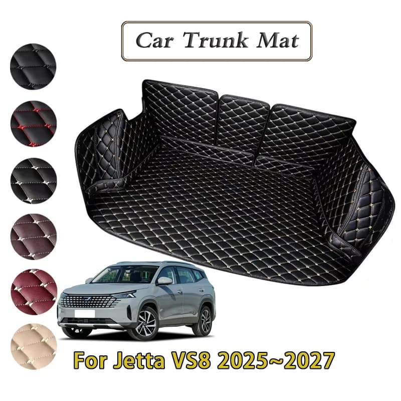 Car Trunk Mats For Volkswagen Jetta VS8 2025 2026 2027 Waterproof Dirt-resistant Fully Mat Rear Cargo Tray Auto Accessories