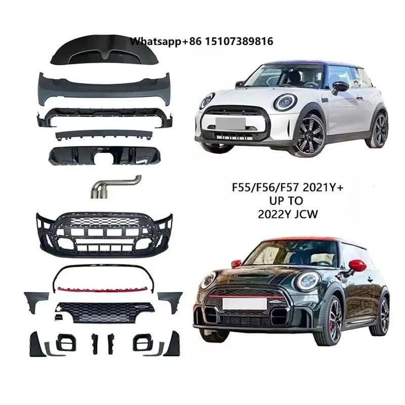 2022-2024 for F56 MINI JCW Wide Body Kit Upgrade Auto Body Parts Accessories Including Bumpers for Old and New for MIN