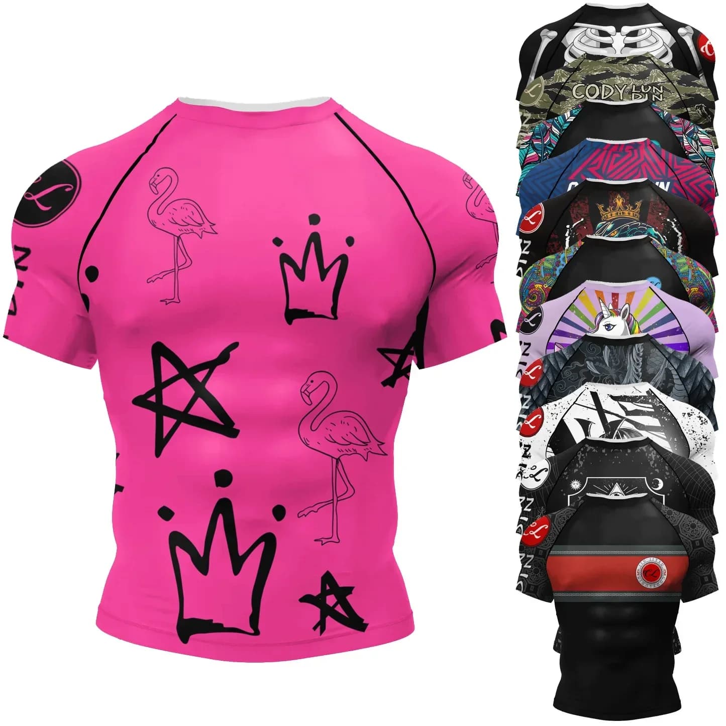 2026 New Hot Trend Men's New 3D  men's shirts T-shirtQuick Dry Breathable Round Neck O Neck T-shirt Running Sport