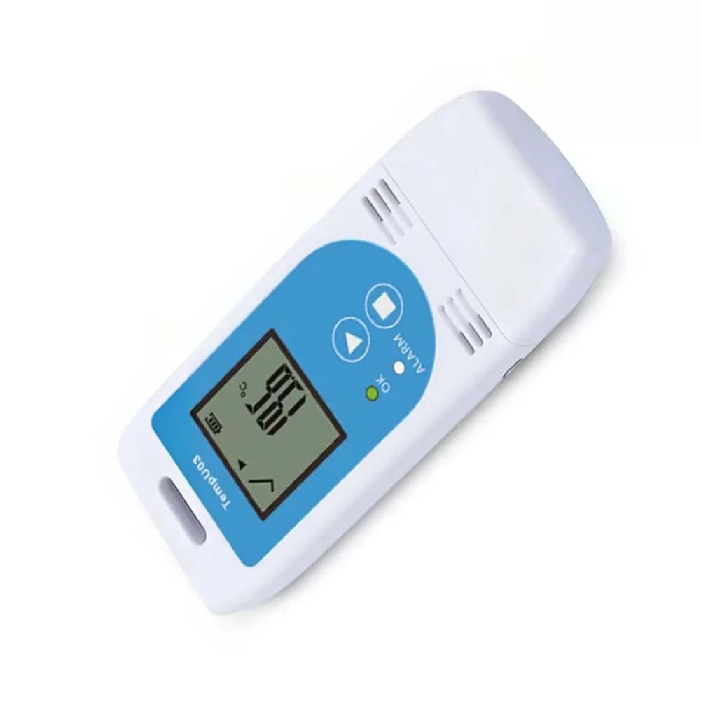 TP03 Temperature Humidity Data Logger with Programmable Logging Intervals for Cold Chain Applications in Food Healthcare