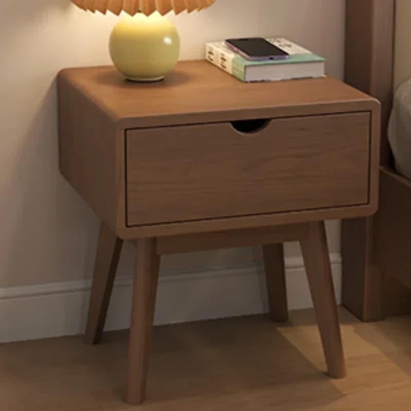 ZZBedroom Bedside Table Nightstand Cabinet Storage Side Dressing Nightstand Coffee Room Mesita De Noche Blanca Home FurnitureZZ