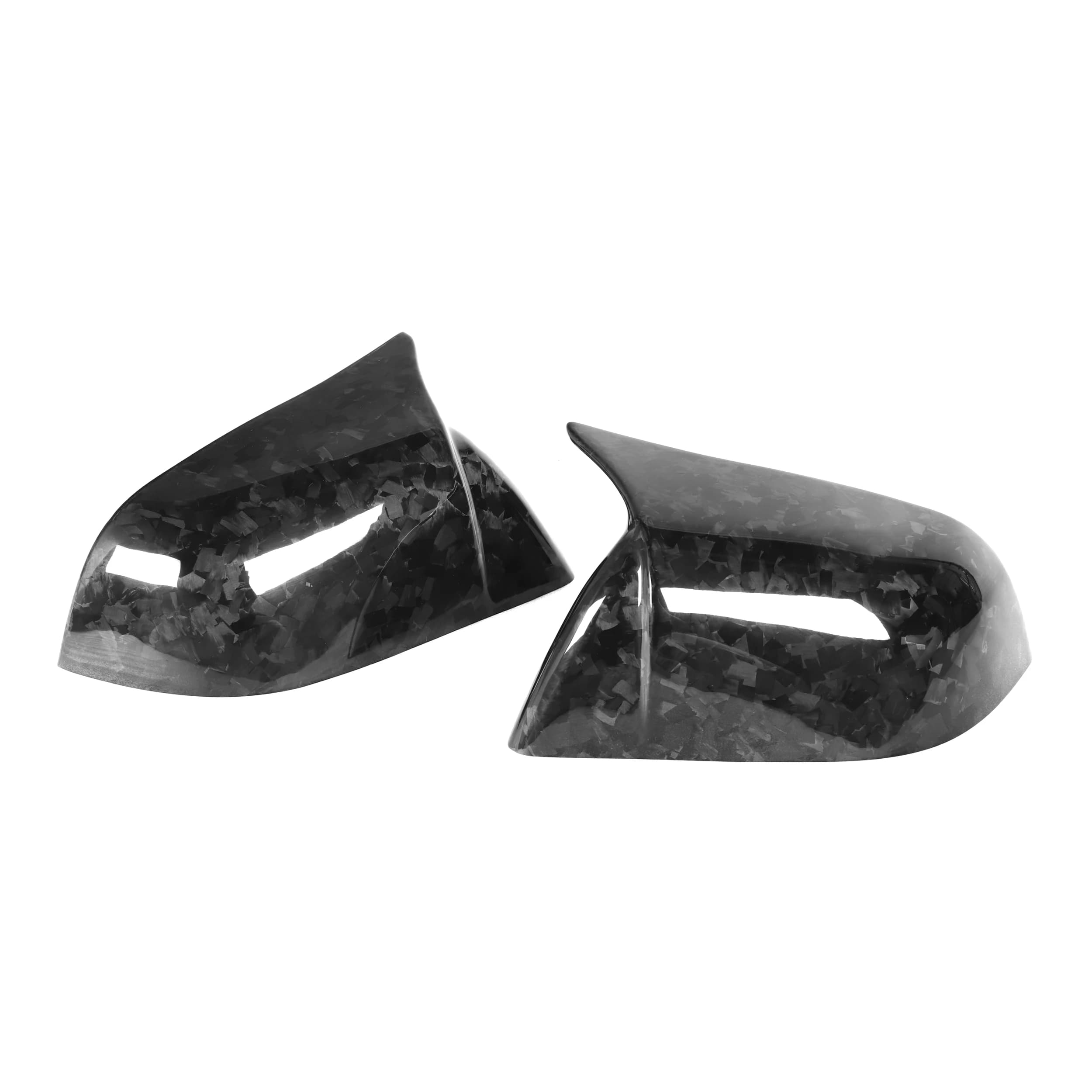 Dry Forged Carbon Fiber Mirror Cover Add on for Tesla Model 3 2017-2020 Model 3 Mirror Cover