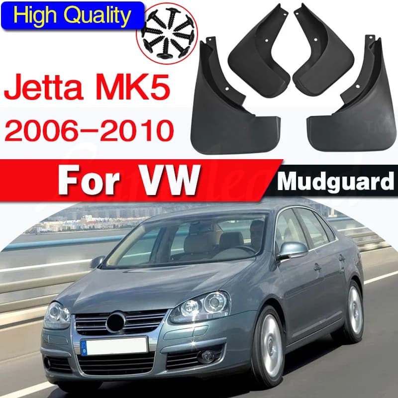 For VW Volkswagen SAGITAR Jetta 2005-2010 Mudflaps Splash Guards Mud Flap Mudguards Fender Front Rear Molded Car Mud Flaps
