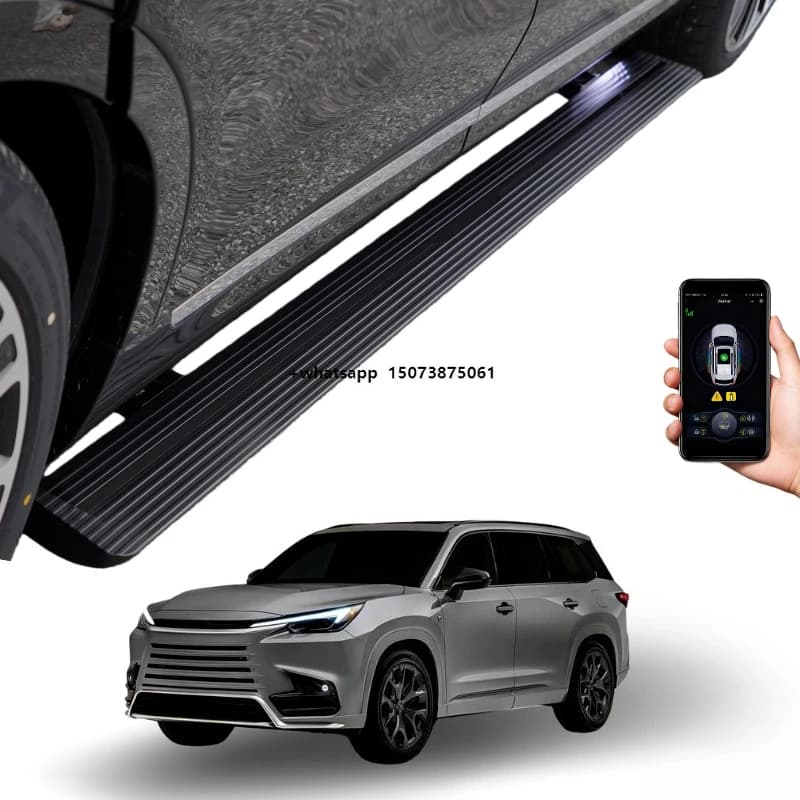 Aluminum Alloy Retractable Side Step for  Highlander  TX500H Retractable Running Boards