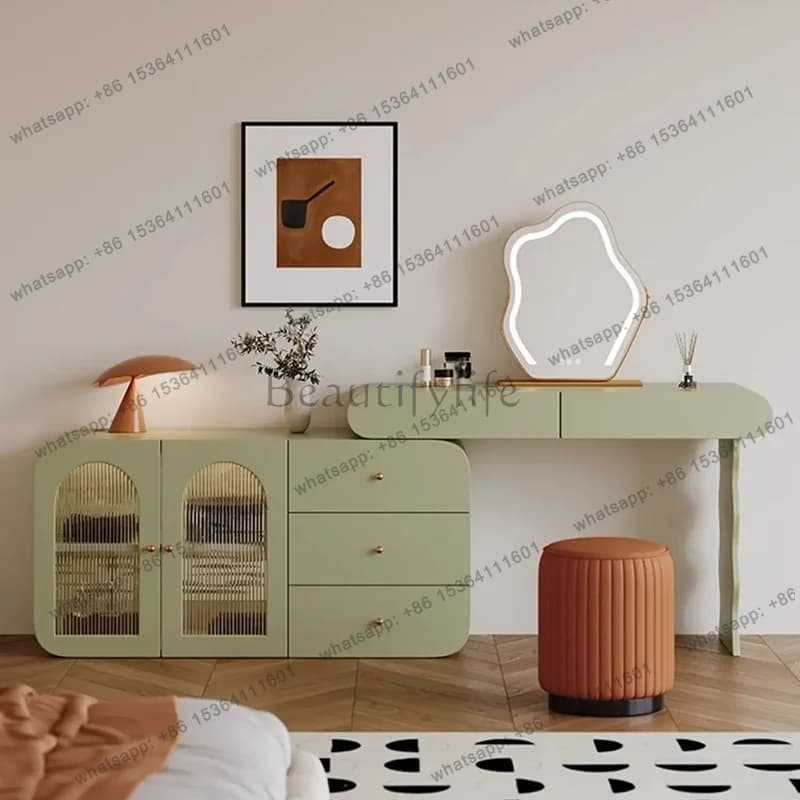 ld Makeup Drawers Vanity Table Storage Bedroom Cabinet Mobile Living Room Modern Dressing Table Luxury Penteadeira