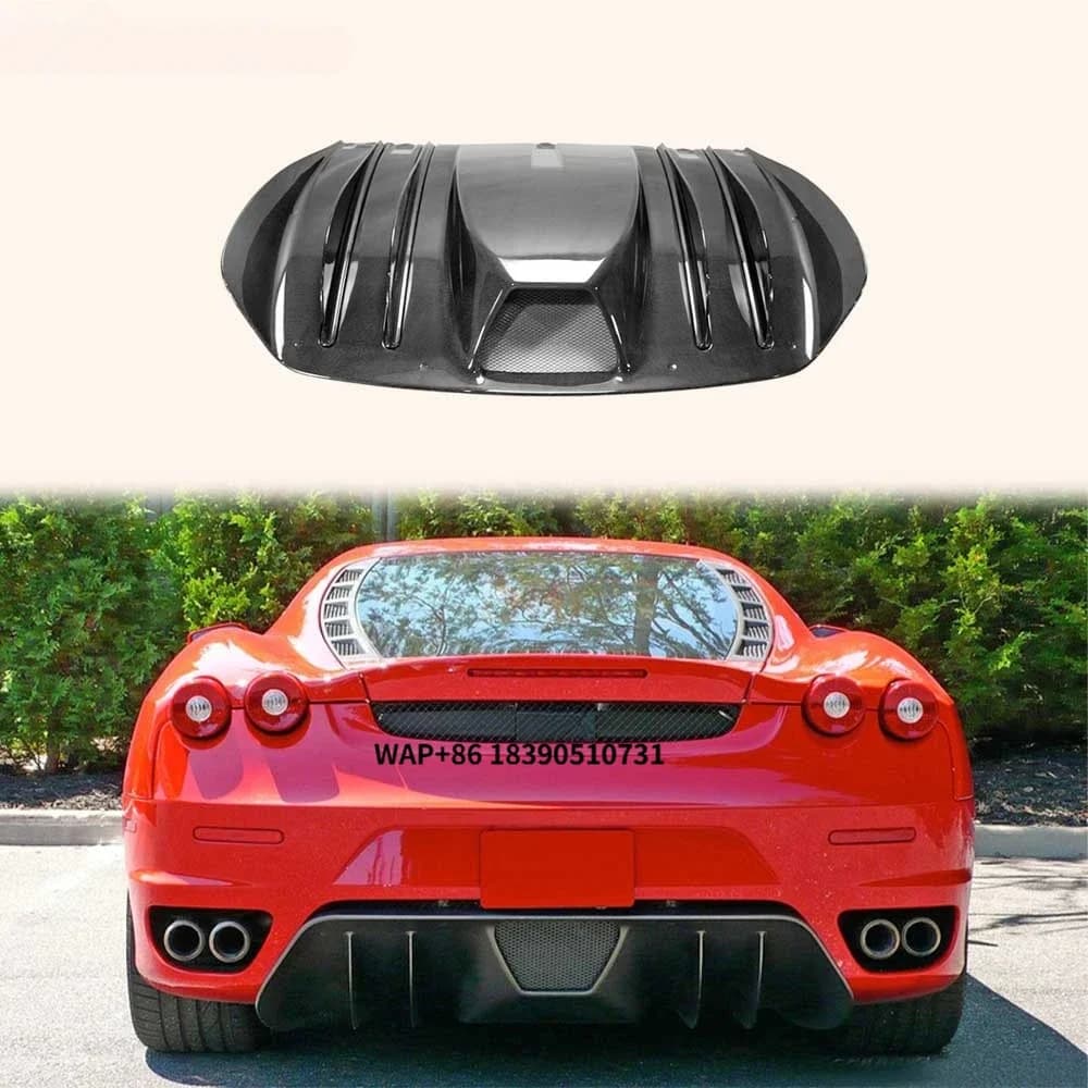 Scuderia Style Carbon Rear Bumper Under Diffuser for 2002-09 430 F430 Body Parts