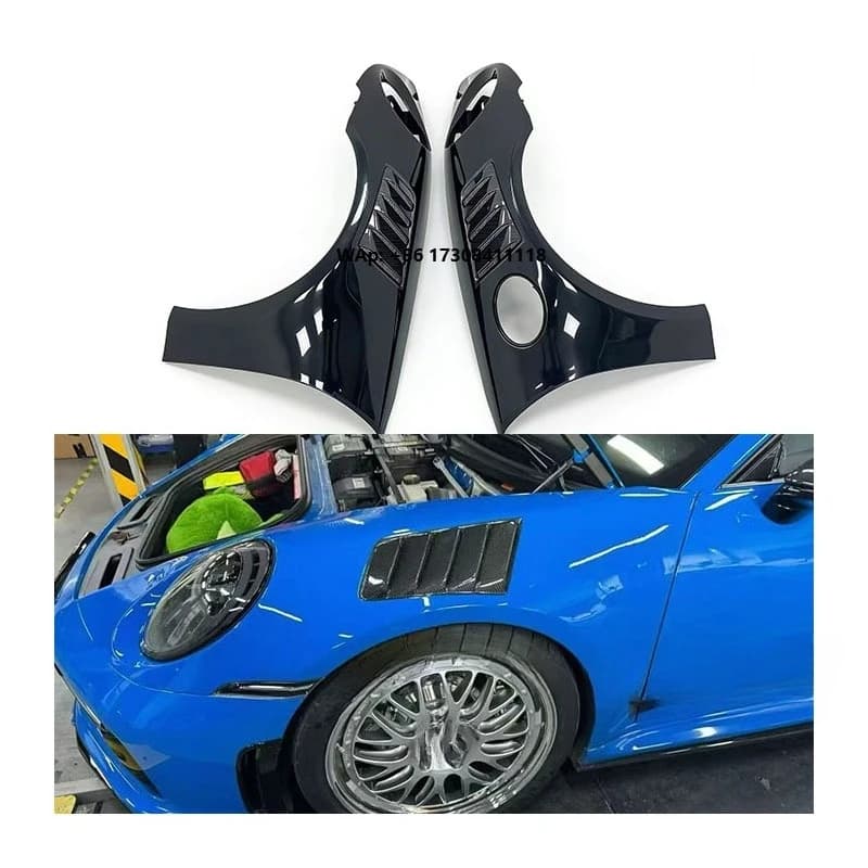 For 911 992 2020+GT3 RS Style Carbon Fiber Side Front Fender Vent