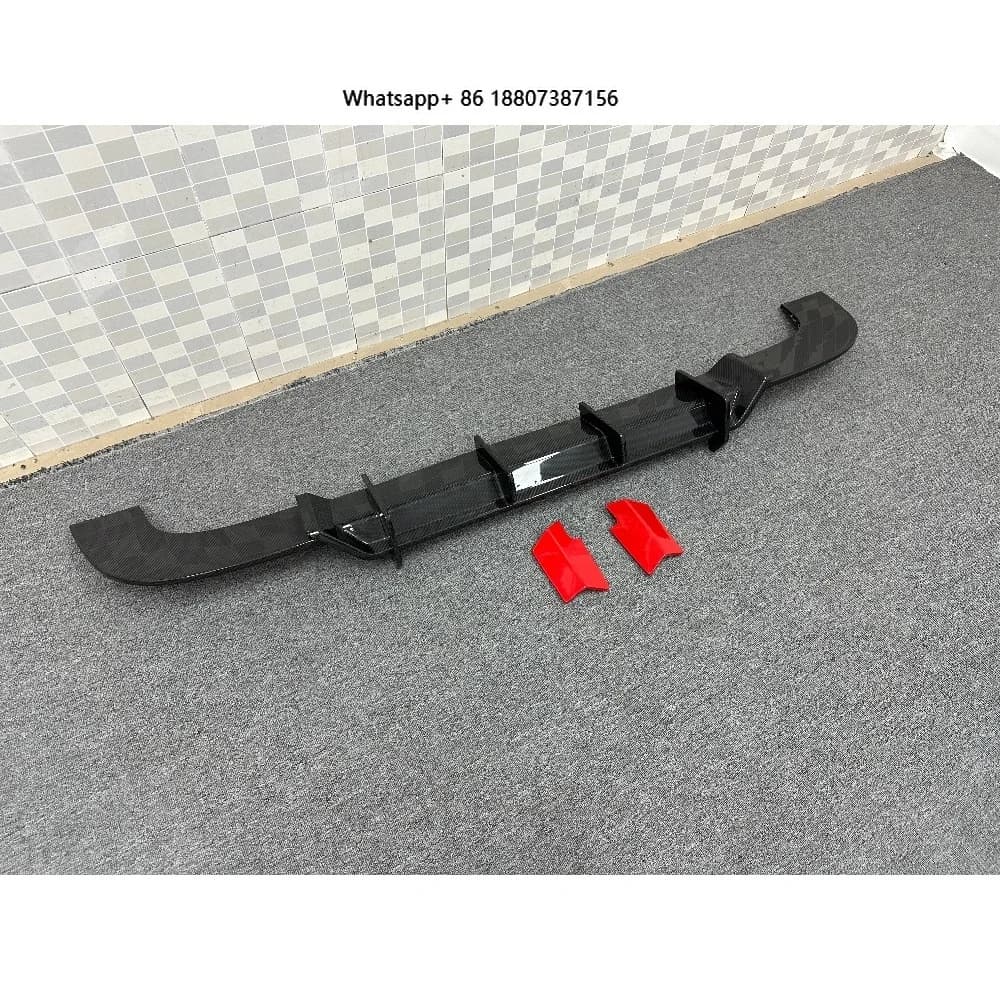 For MercedesBenz G-Class Modified G900 Style Dry Carbon Fiber Rear Diffuser Rear Lip Suitable for Benz W464 W463A