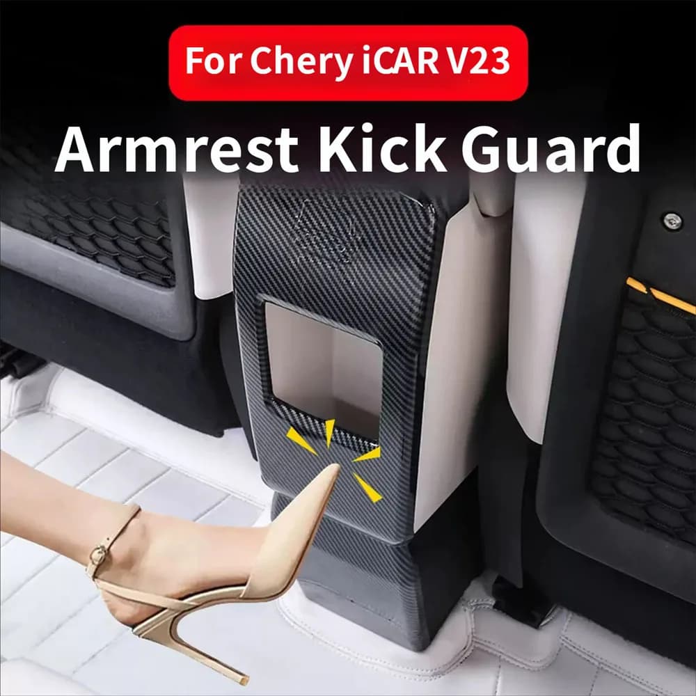 For Chery iCAR V23 Interior Rear Air Outlet Trim Rear Air Vent Panel Decor Strip Car Interior Modification Parts