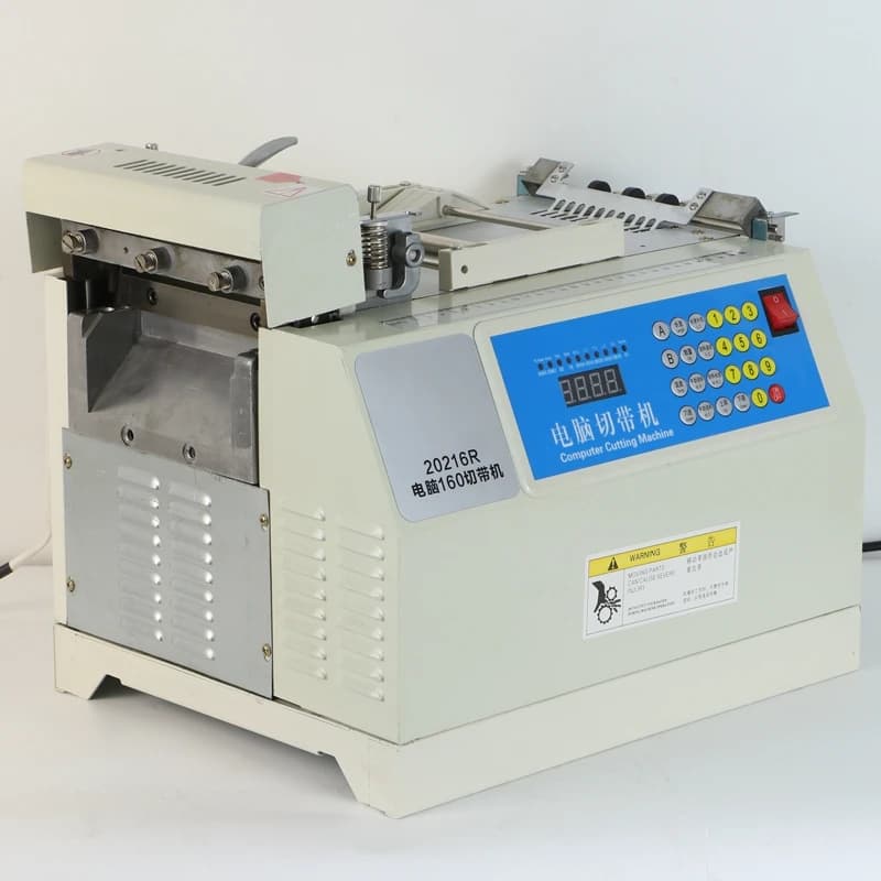 Webbing Lanyard Ear Belt Rope Tape Cutting Machine Belt Cutter Machine