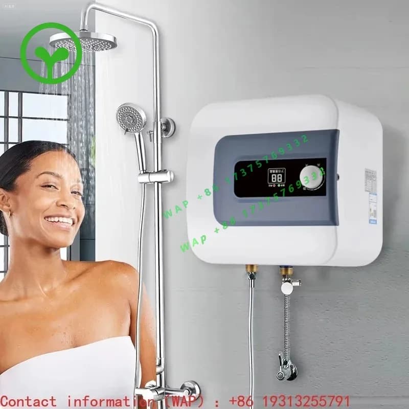 【2026】Small Wall Vertical Geyser Kitchen Electric Storage Bathroom Smart Mini Schoff Eau Electric Agua Water Heater