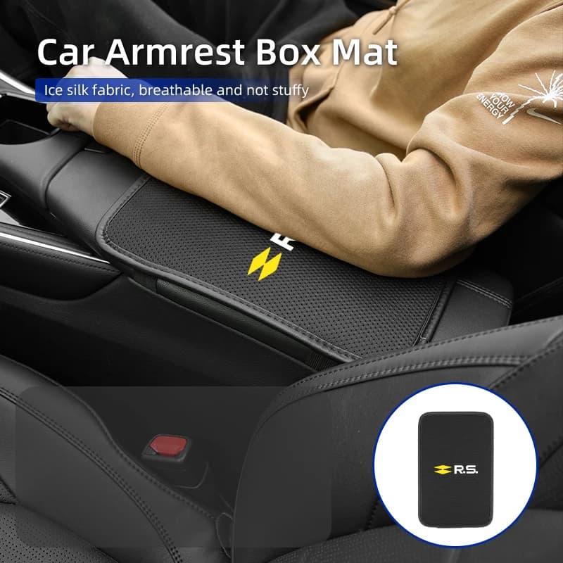Car Armrest Box Pad Center Console Arm Rest Mat Auto Interior Accessories For Renault Koleos Megane Espace Kadjar Duster Symbol
