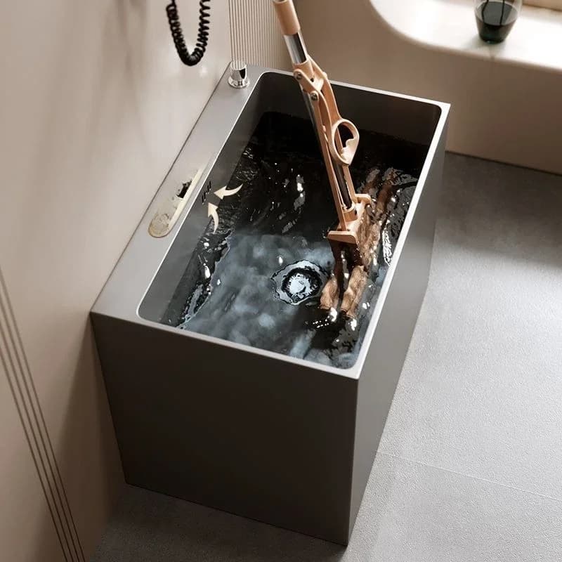 Stainless steel mop pool, floor-to-ceiling bathroom balcony mop pool