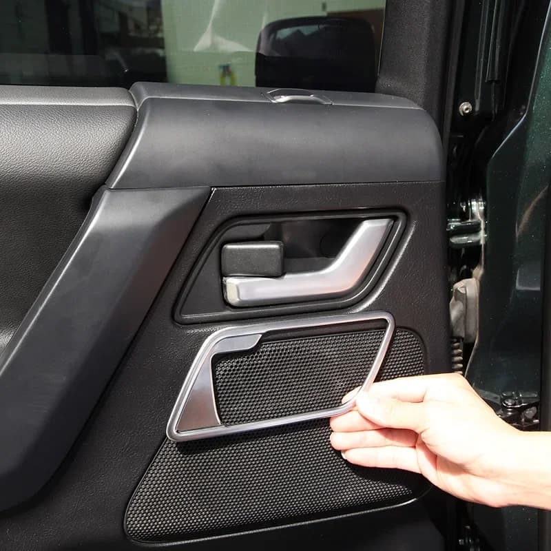For 2005-2008 Land Rover Range Rover Sport L320 ABS Inner Door Handle Frame Sticker Car Interior Accessories