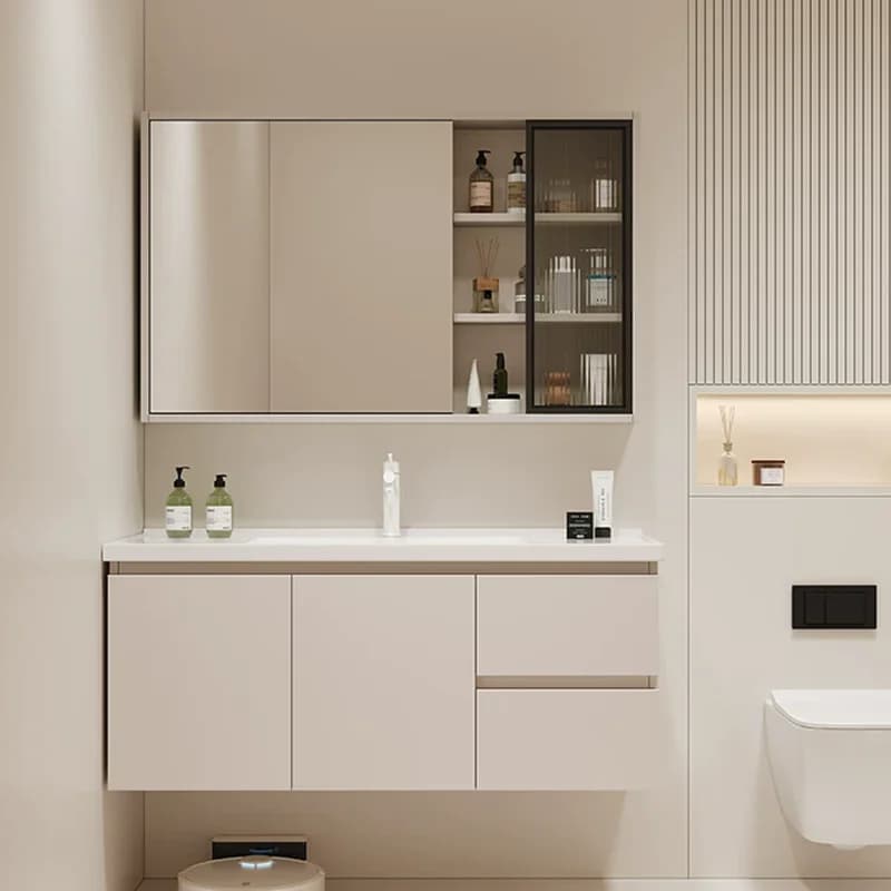 White Organizer Cupboard Storage Toilet Partitions Space Saver Luxury Modern Bathroom Cabinet Drawers Gabinete Hotel Furniture