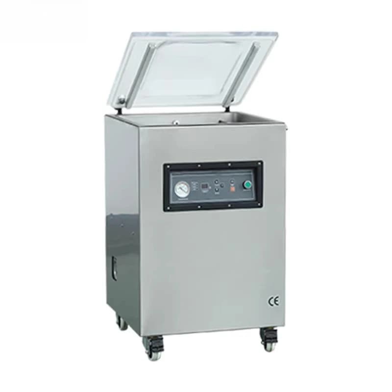 Automatic vacuum machine, commercial large food packaging, compression and sealing machine