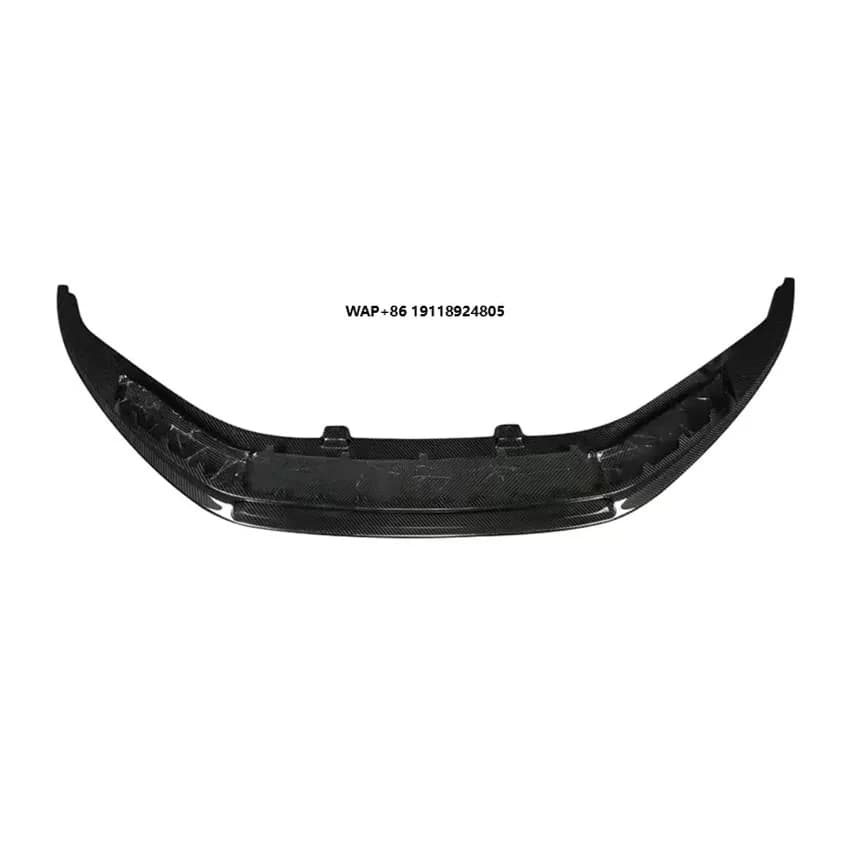 V Style Dry Carbon Fiber Body Kit Front Bumper Lip for  R8 Carbon Fiber 2017-2019