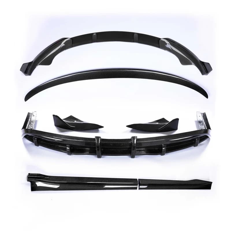 High Quality Carbon Fiber Body Kit Fit For Model 3 Front Spoiler Side Skirt Rear Diffuser Exterior Upgrade Tuning Parts