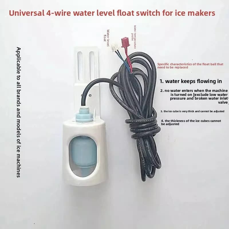 For Ice Maker 4-line Water Level Float Water Temperature De-icing Sensor 4-line Water Level Float Accessories