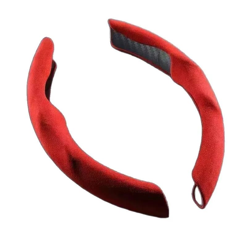 Suede Steering Wheel Cover for Renault Austral Captur Clio Kardian 5 E-Tech Grand Koleos - Non-Slip Sweat-Absorbent