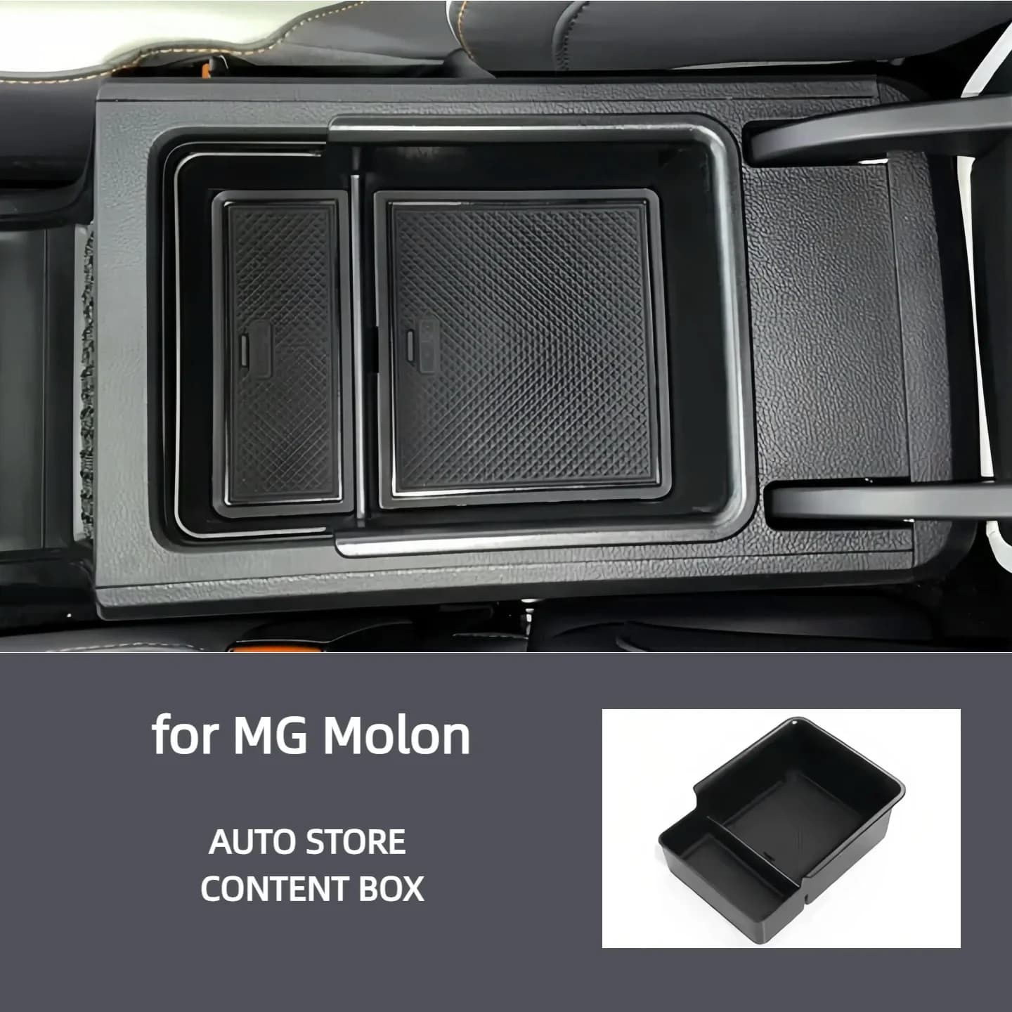 For MG Mulan Glove Compartment Storage Box Car Central Control Modification Box MG4 Storage Accessories Divider Storage