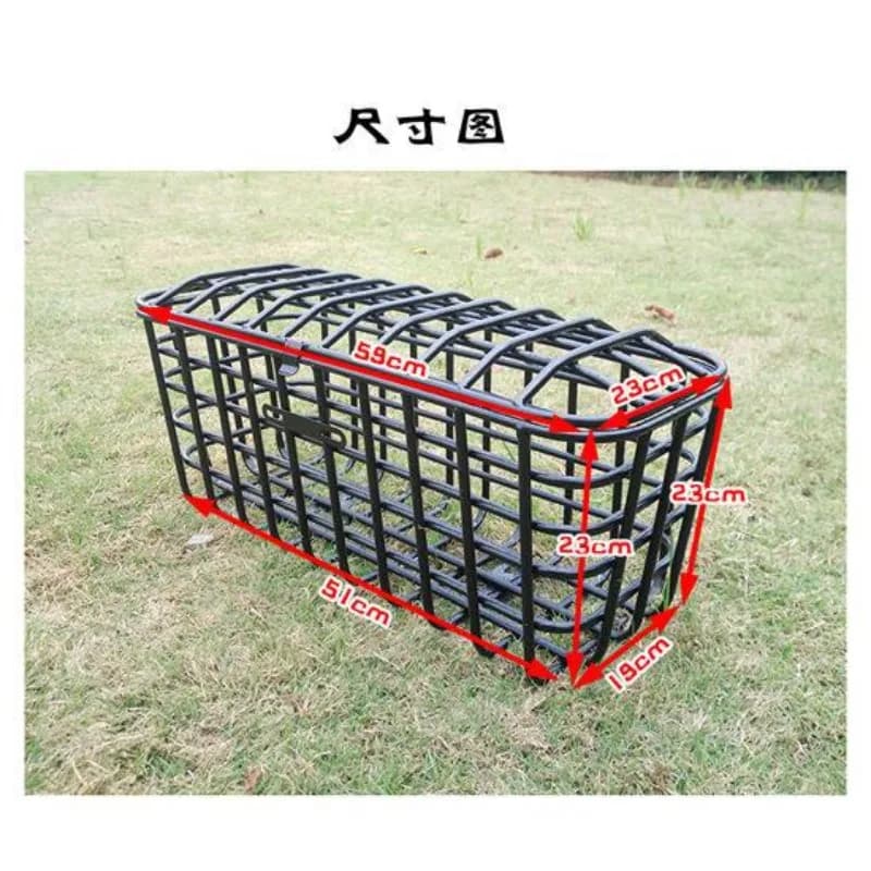 Electric Tricycle  Modified Bold Car Basket Large Four-wheel  Rear Basket with Lid  Storage