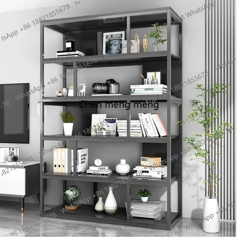 Cube Locker Bookcase Kitchen Organizer Display Nordic Bookshelf Shelf Gold Minimalist Modular Furniture Home