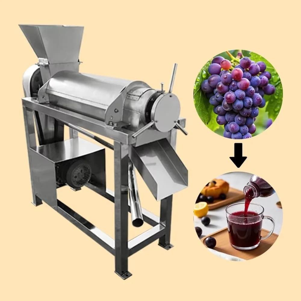 Commercial Juicer Machine Compact Pre-Crushing Design Space Saving for Limited Layout Processing Room Efficient Juice