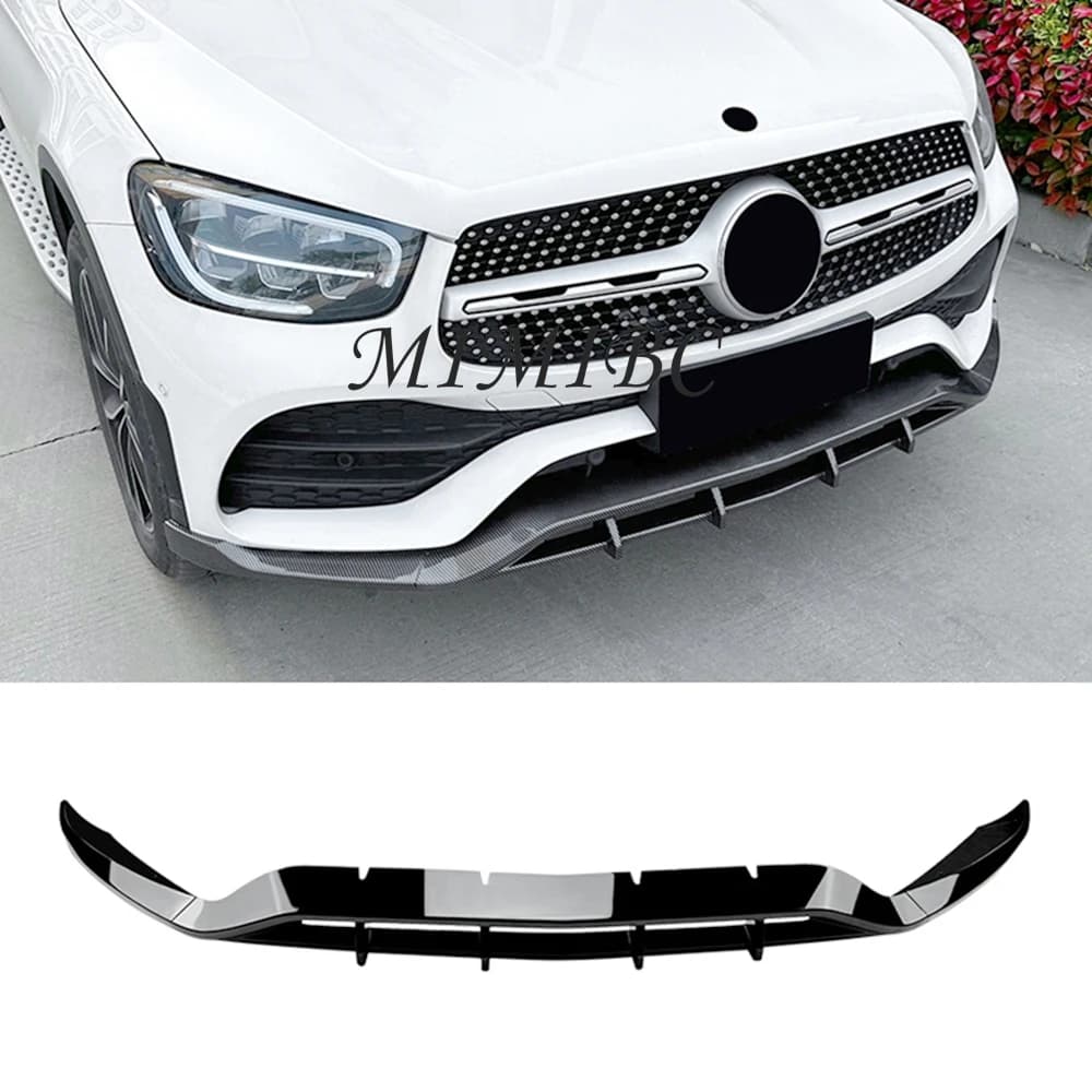 For Mercedes Benz GLC-Class X253 GLC200 260 300 2020-2022 AMG Front Lip Front Shovel Front Diffuser