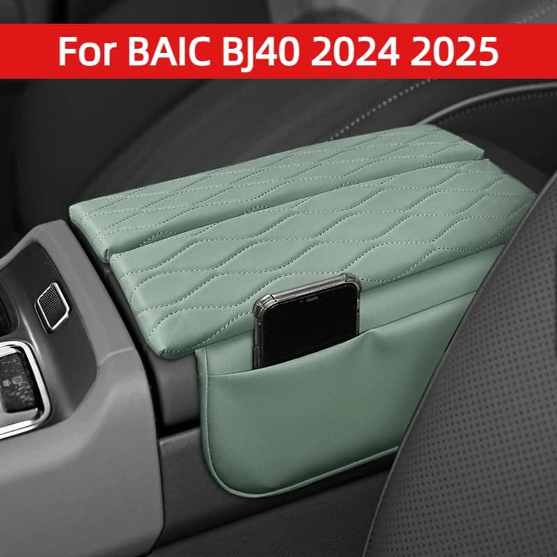 For BAIC BJ40 2024 2025 Center Console Armrest Booster Pad Protective Cover Interior Styling Modified Accessories