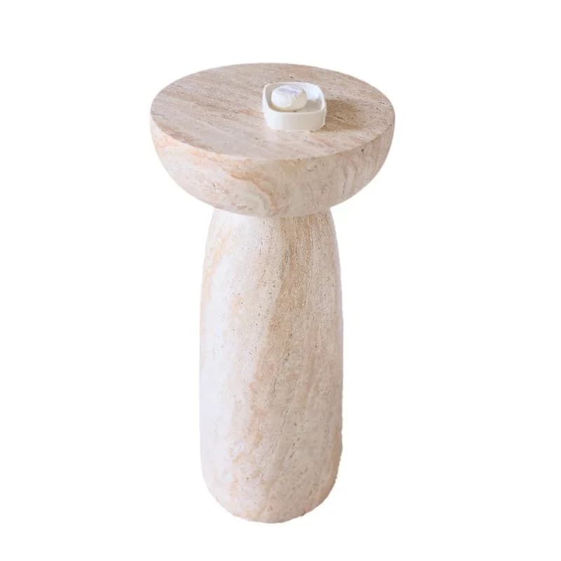 Modern simple imitation travertine, creative designer, artistic corner