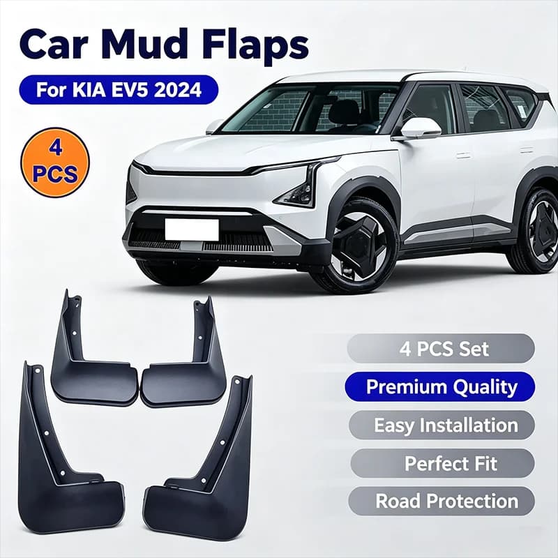 For Kia EV5 2024 4Pcs Heavy Duty Mud Flaps Splash Guards Front Rear Wheel Fender Mudguards Car Exterior
